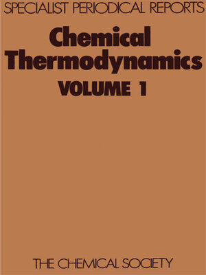 cover image of Chemical Thermodynamics, Volume 1